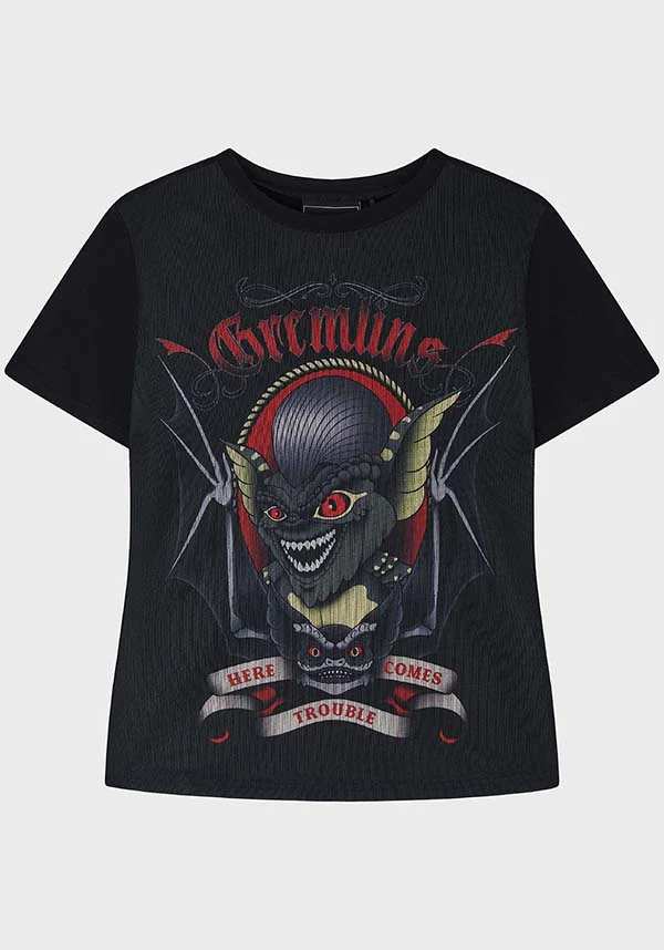 Here Comes Trouble | FITTED T-SHIRT* - Image 6