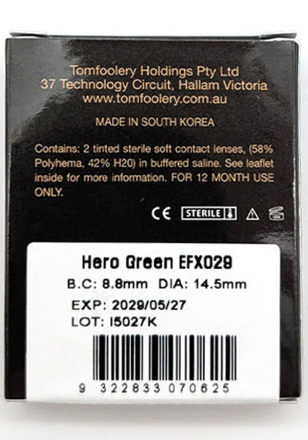 Hero Green | COSTUME LENSES - Image 3