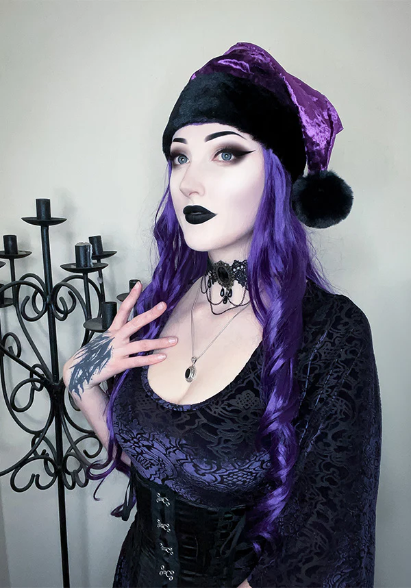 Hexmas Spirit [Purple] | SANTA HAT - Image 2