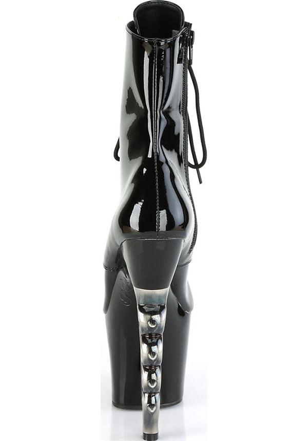 IRONGRIP-1020 [Black Pat] | PLATFORM HEELS [PREORDER] - Image 5