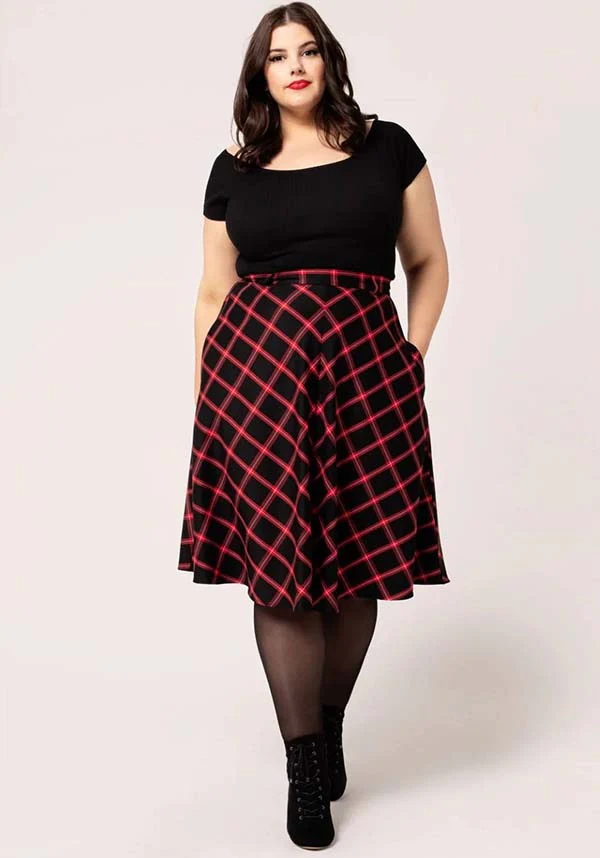 Janine [Black/Red] | SKIRT* - Image 2