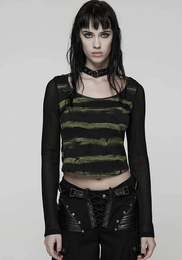 Jayla [Green] | LONG SLEEVE TOP
