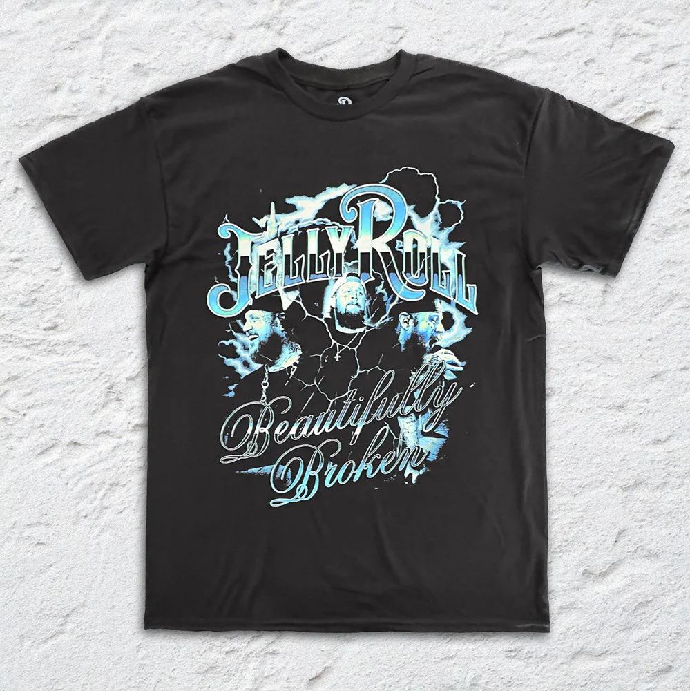Jelly Roll | Broken Lightning [Black] T-SHIRT [PREORDER]
