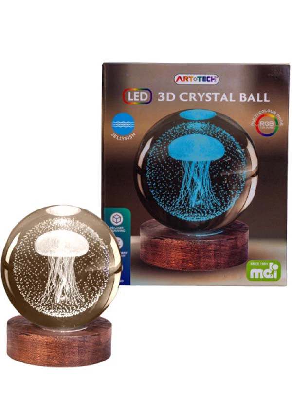 Jellyfish 3D Crystal Ball | LAMP - Image 2