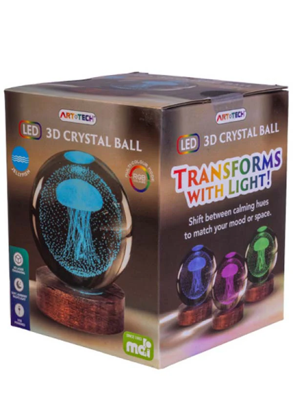 Jellyfish 3D Crystal Ball | LAMP - Image 5