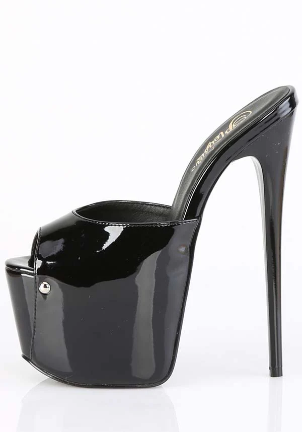 JUBILANT-01 [Blk Pat] | PLATFORM HEELS [PREORDER] - Image 5