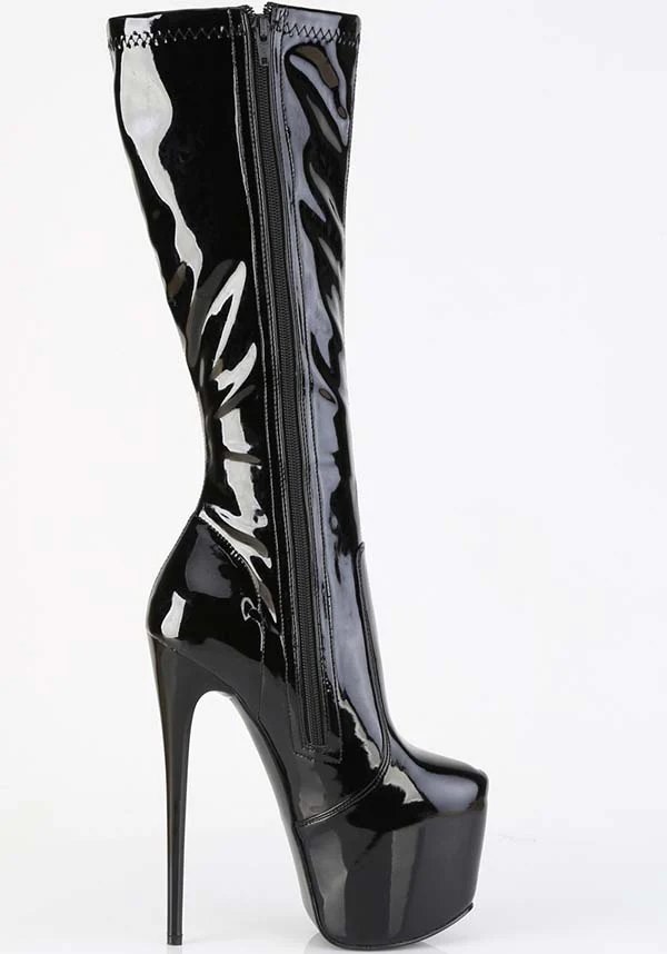 JUBILANT-2000 [Black Patent] | PLATFORM BOOTS [PREORDER] - Image 5