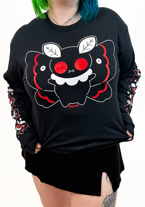 Kawaii Mothman | LONG SLEEVE T-SHIRT - Image 3