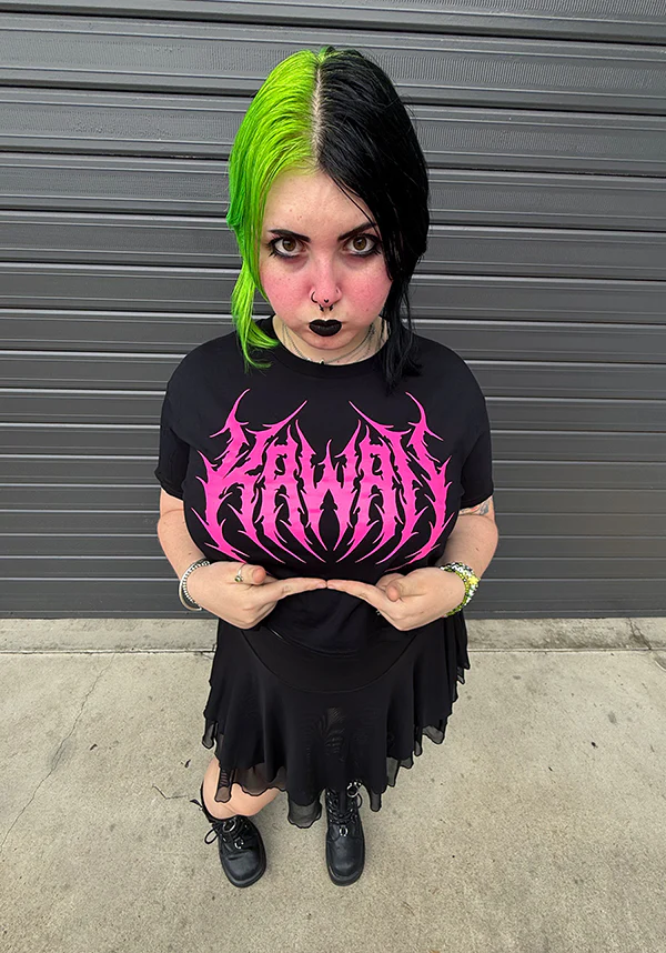 Kawaii [Pink] | CROP TEE - Image 5