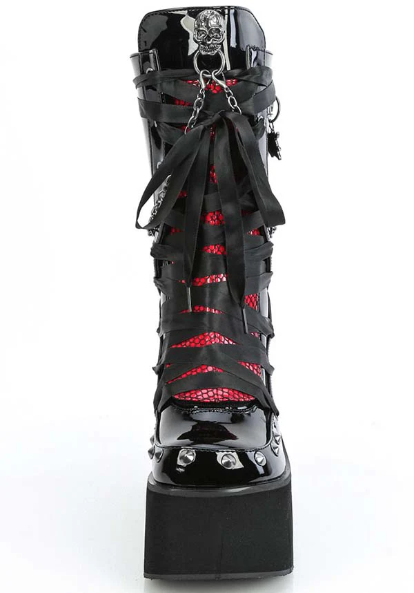 KERA-121 [Black Patent] | PLATFORM BOOTS [PREORDER] - Image 2