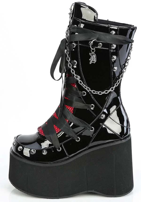 KERA-121 [Black Patent] | PLATFORM BOOTS [PREORDER] - Image 3