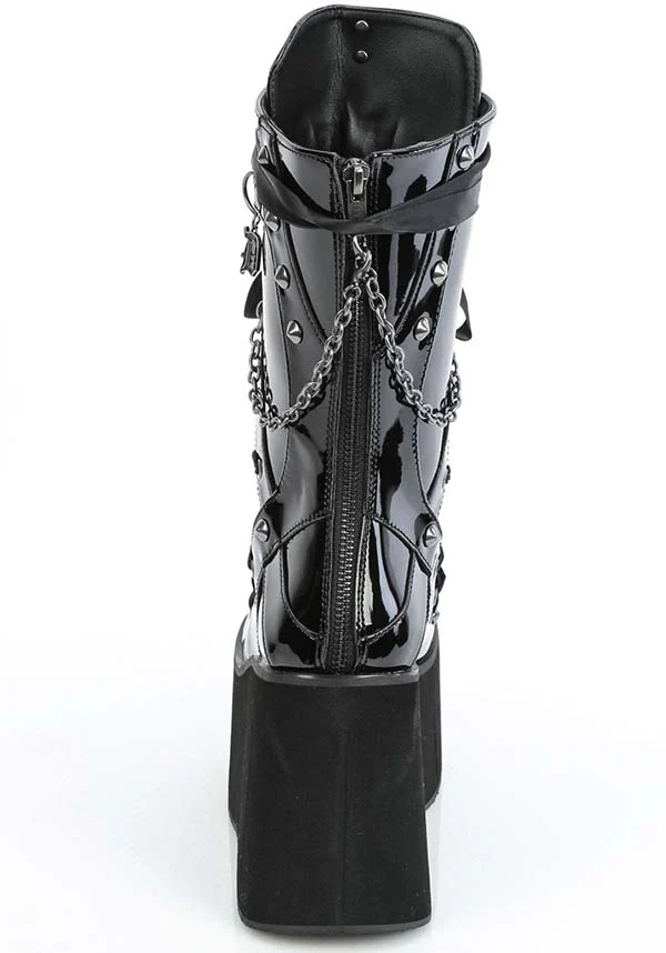 KERA-121 [Black Patent] | PLATFORM BOOTS [PREORDER] - Image 5