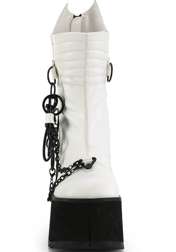 KERA-130 [White] | PLATFORM BOOTS [PREORDER] - Image 2