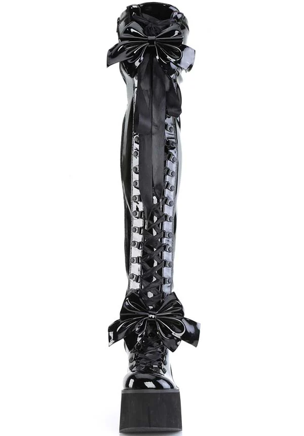KERA-303 [Black Patent] | PLATFORM BOOTS [IN STOCK]** - Image 2