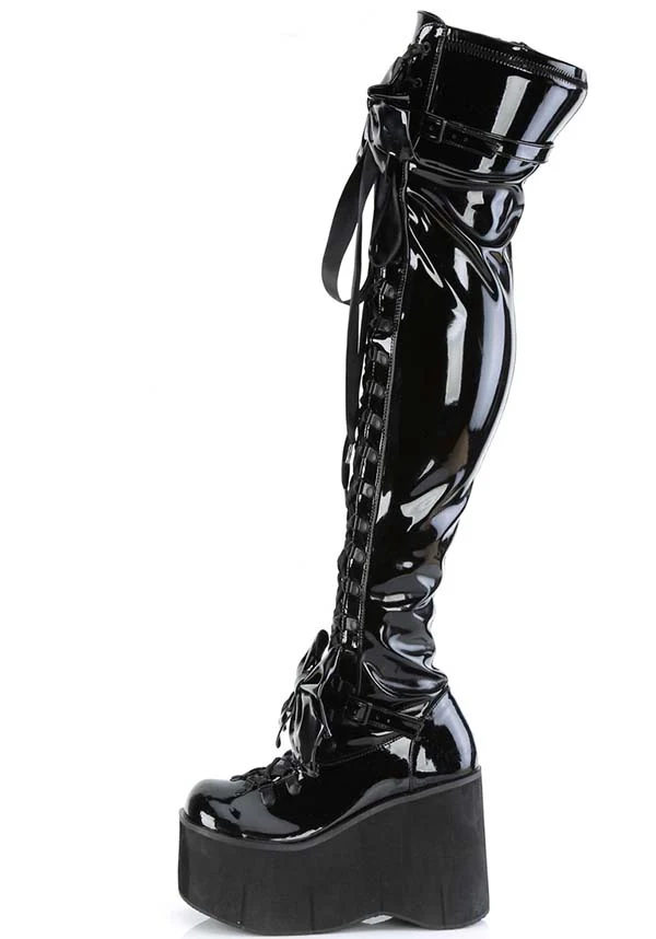 KERA-303 [Black Patent] | PLATFORM BOOTS [IN STOCK]** - Image 5