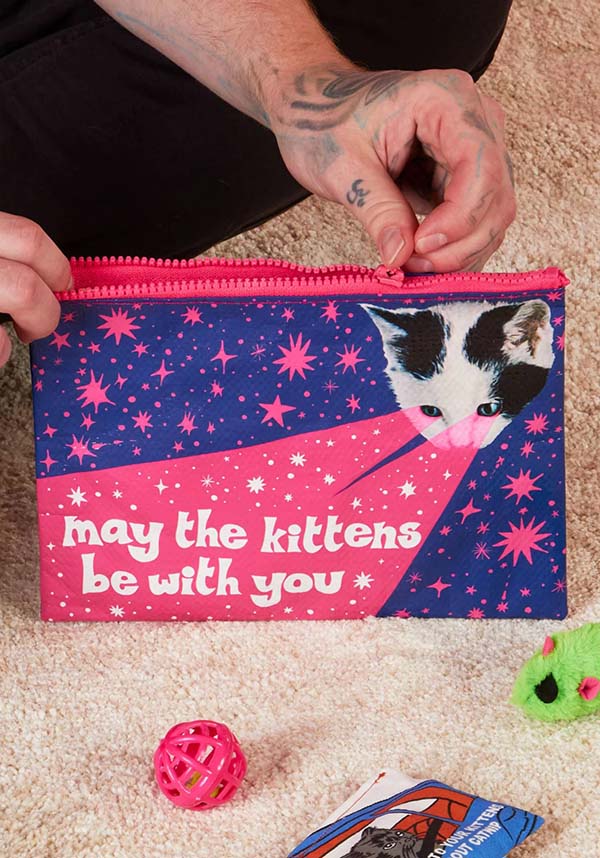 Kittens Be With You | ZIPPER POUCH*