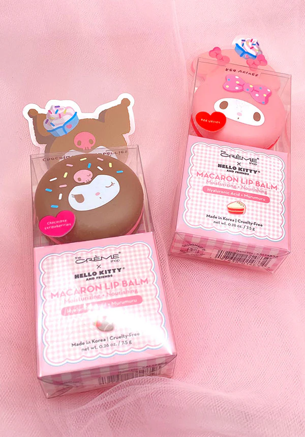 Kuromi [Chocolate Strawberries] Macaron | LIP BALM - Image 11