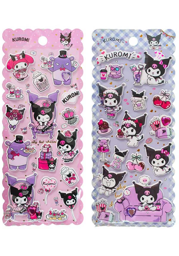Kuromi | PUFFY STICKER SHEET [BLIND PICK]