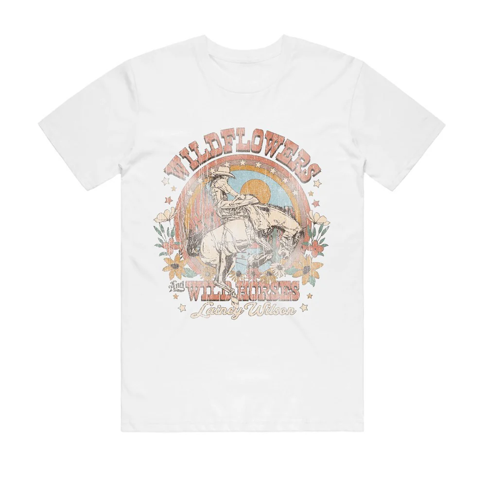 Lainey Wilson | Wild Horses [White] T-SHIRT [PREORDER]