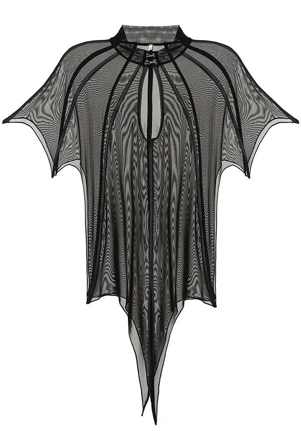 Leutogi Mesh Bat Wing | PONCHO TOP* - Image 2