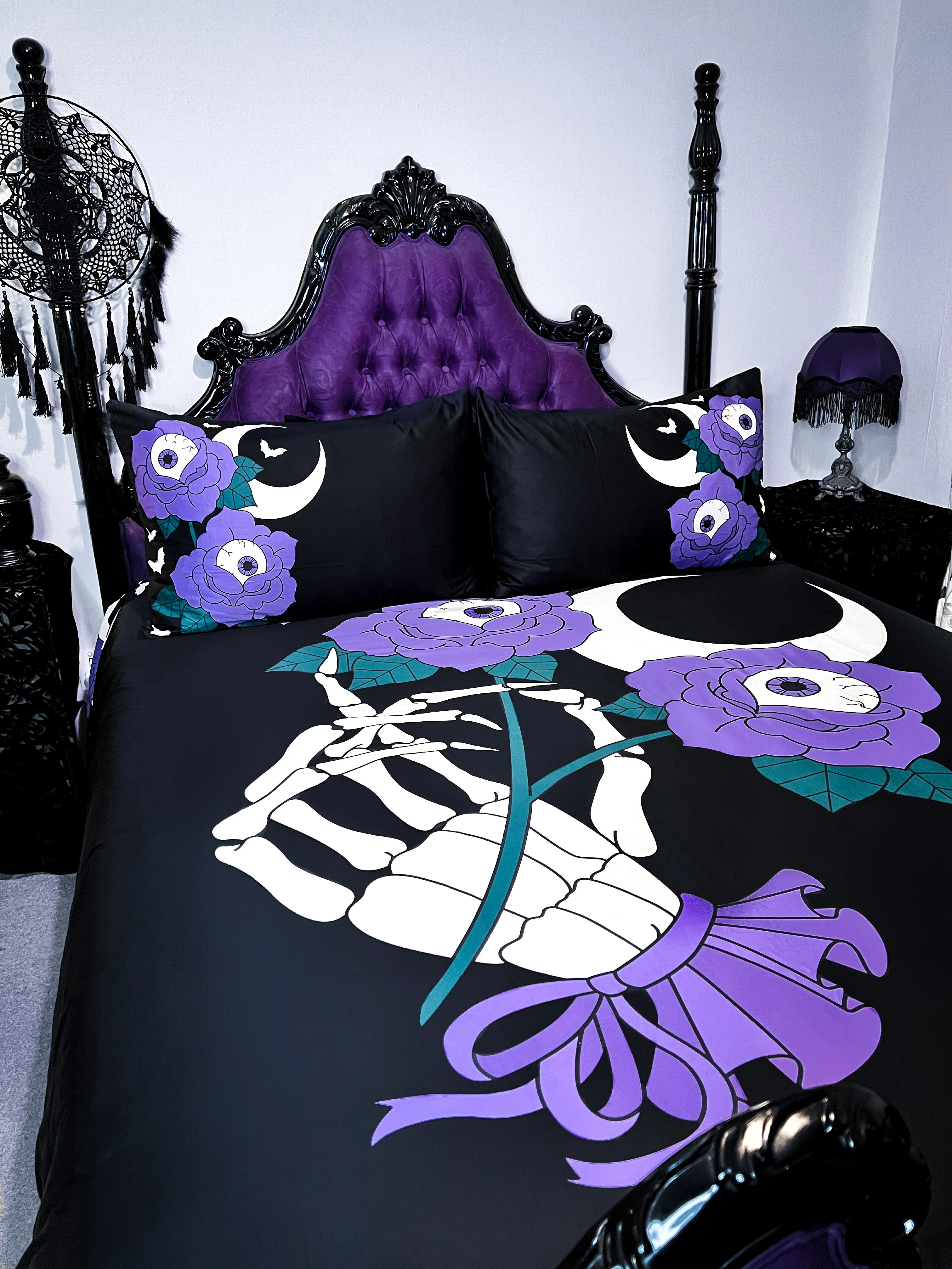Macabre Blooms | KING QUILT SET [COTTON]*