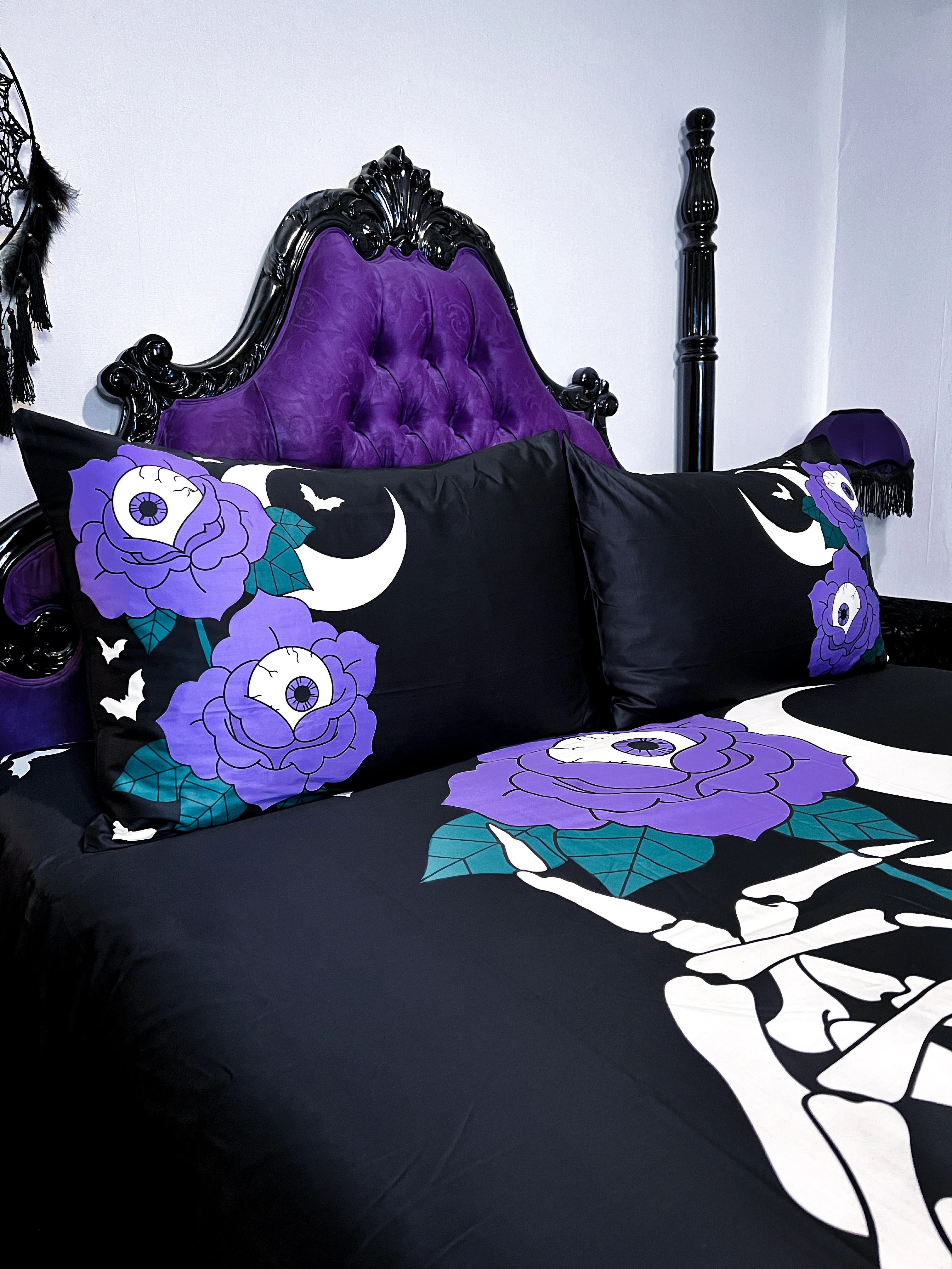 Macabre Blooms | KING QUILT SET [COTTON]* - Image 3