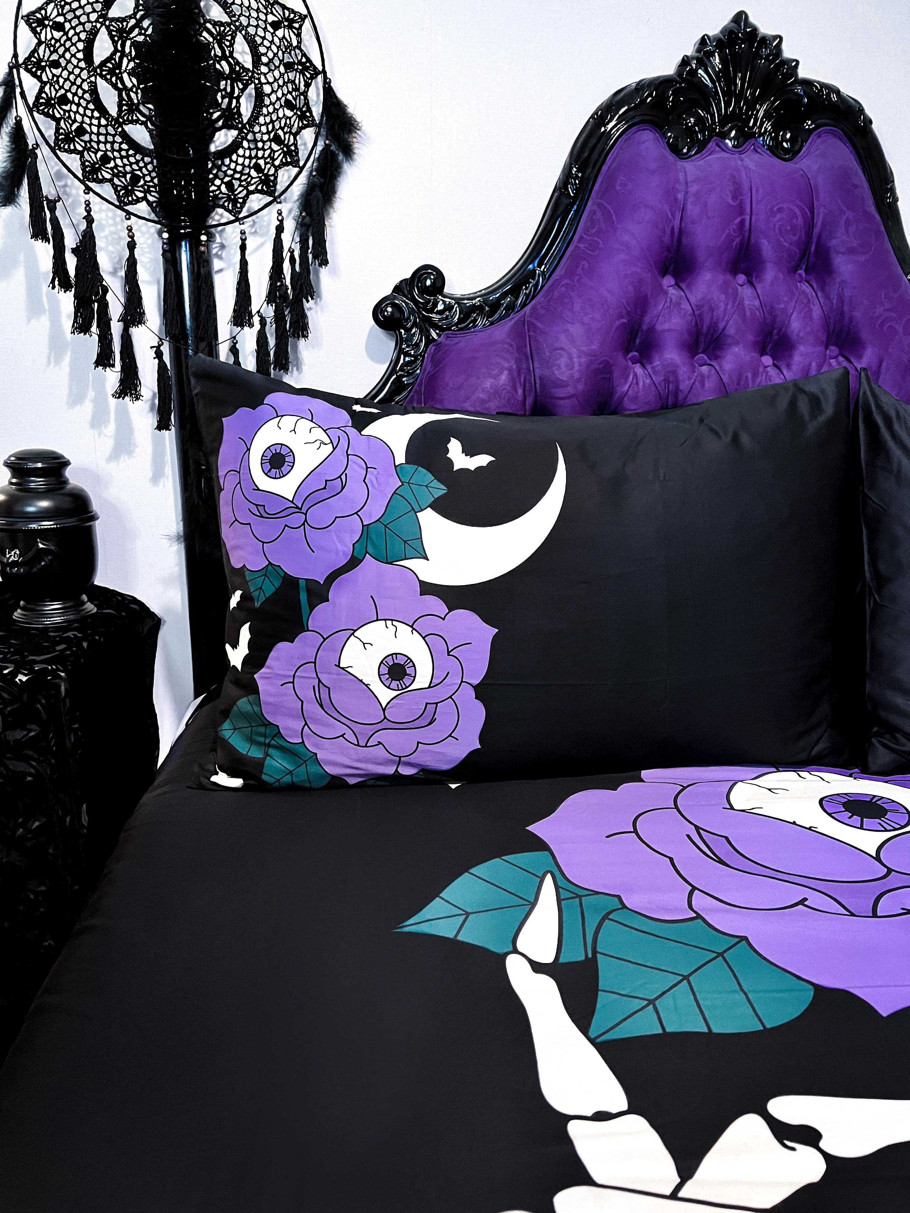 Macabre Blooms | KING QUILT SET [COTTON]* - Image 5