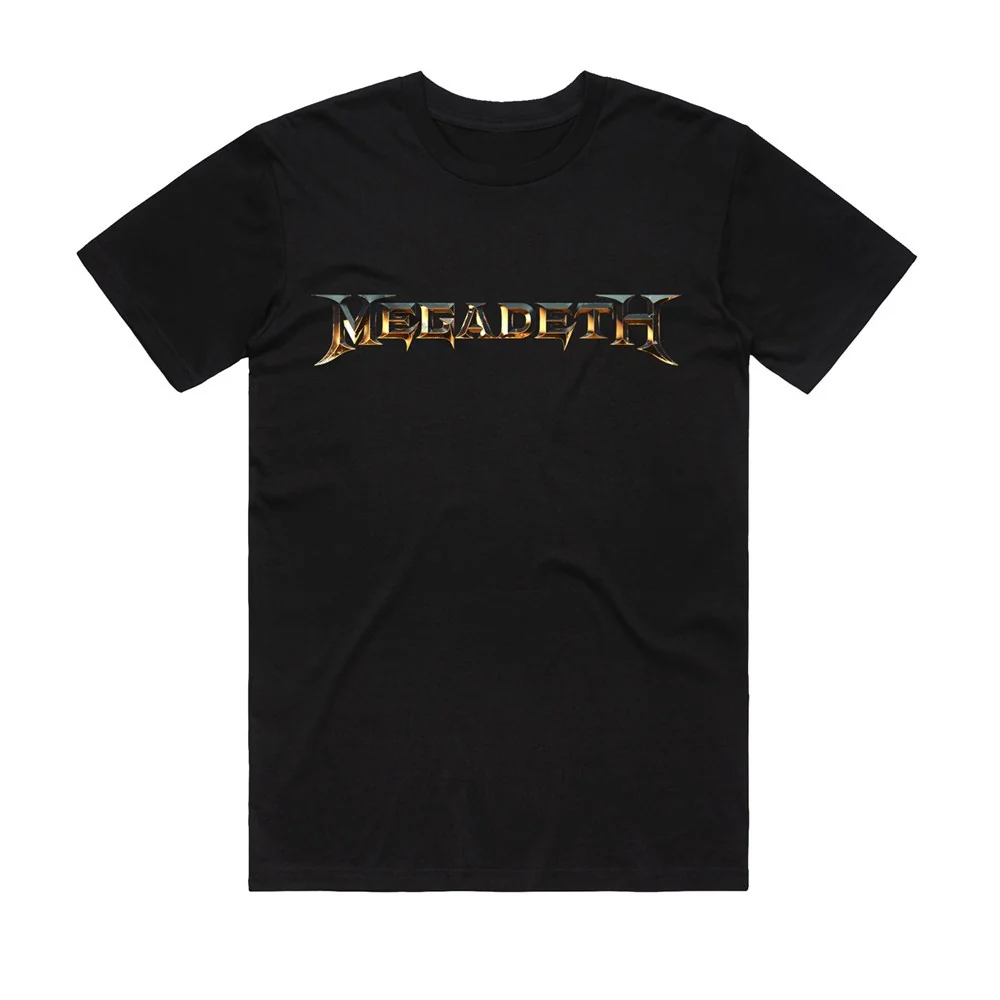 Megadeth | Gold Bevel Logo T-SHIRT [PREORDER]