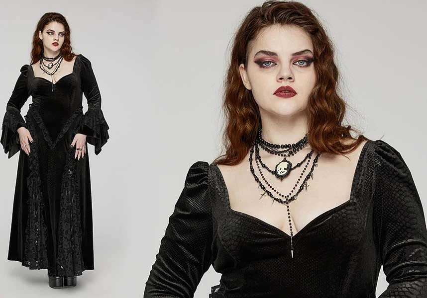 Memento Mori Cameo | LAYERED NECKLACE - Image 12