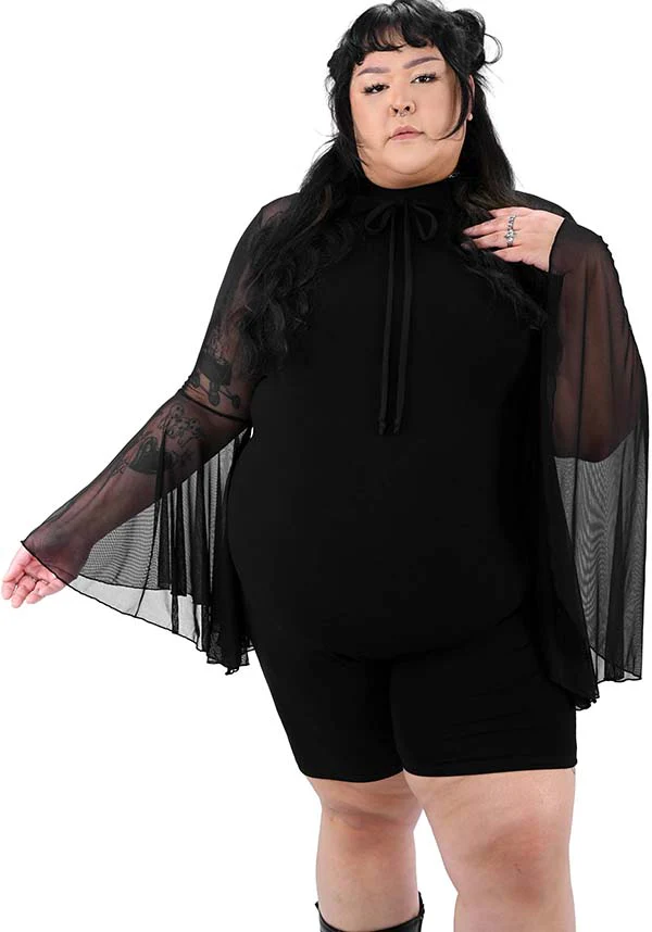 Mesh Mega Bell Sleeve | BOLERO - Image 2