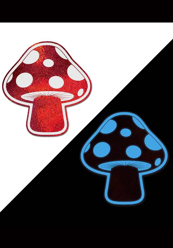 Metallic Mushroom [Red/Glow] | NIPPLE PASTIES - Image 5