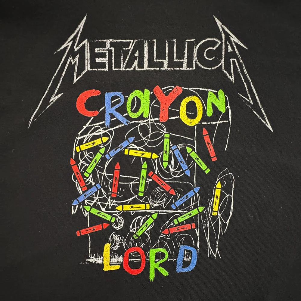 Metallica | Crayon Lord Kids [Black] [Youth] T-SHIRT [PREORDER] - Image 2