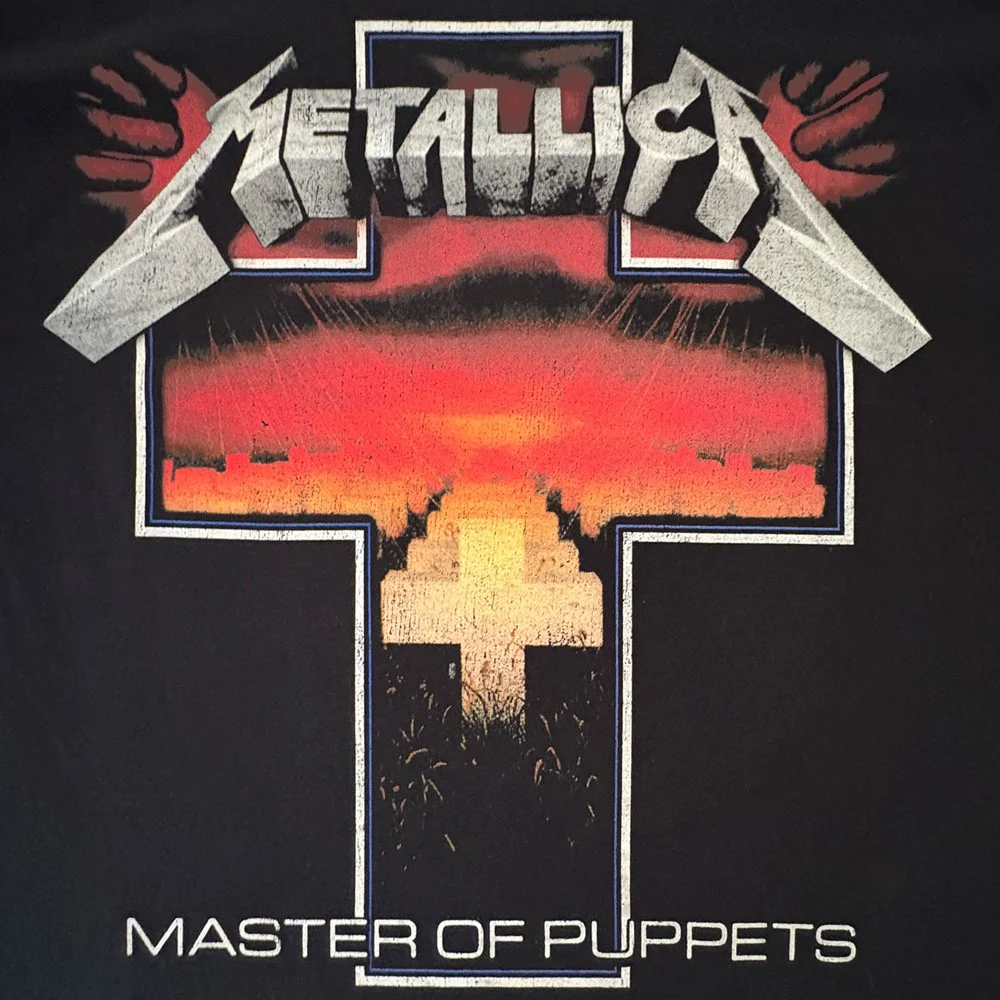 Metallica | Master of Puppets Master Cross [Black] T-SHIRT [PREORDER] - Image 2