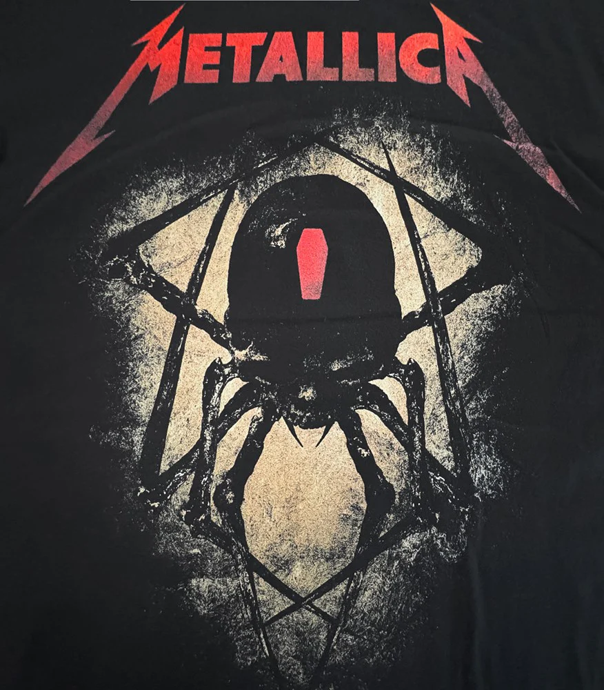 Metallica | Spider [Black] T-SHIRT [PREORDER] - Image 2