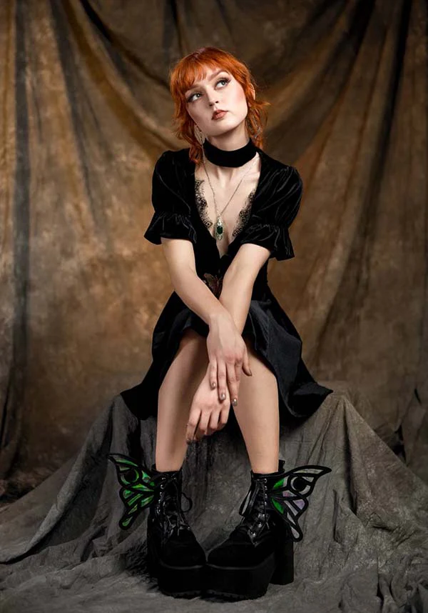 Midnight Flora | MINI DRESS - Image 3