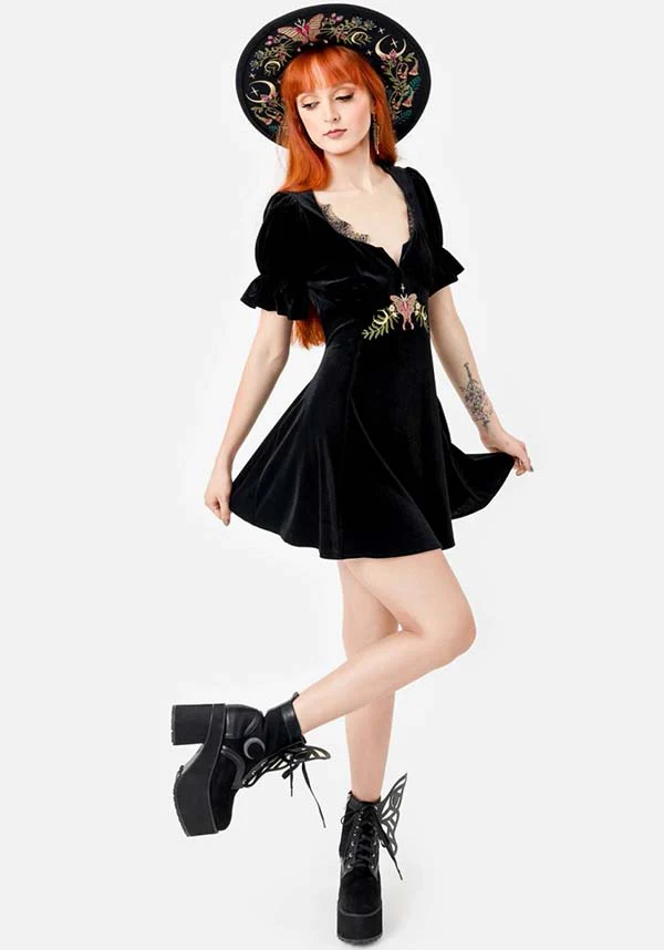 Midnight Flora | MINI DRESS - Image 7