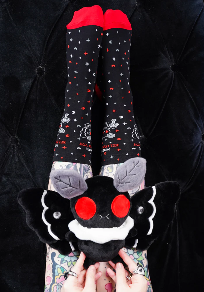 Mothman Believes In You | CREW SOCKS - Image 12