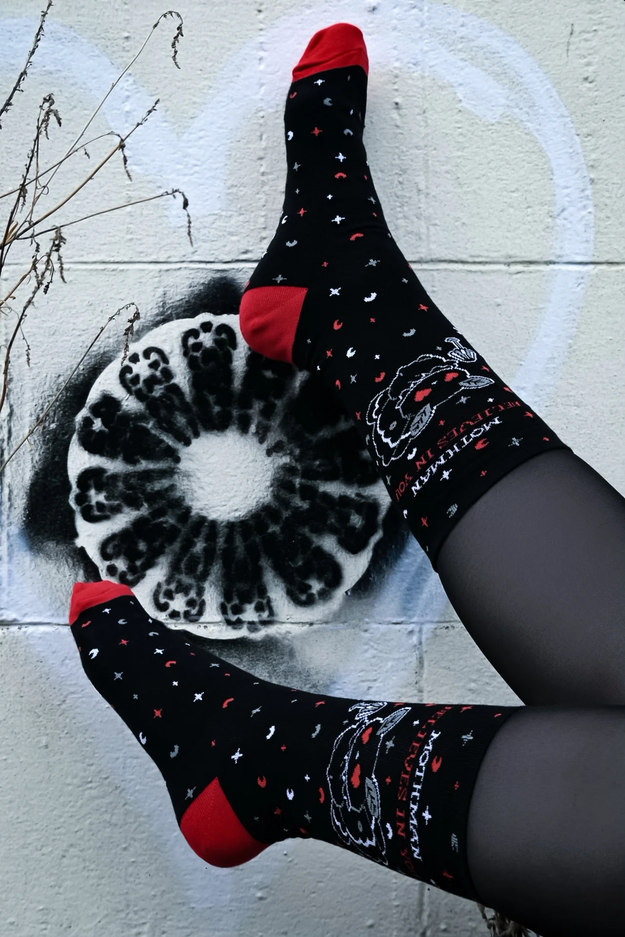Mothman Believes In You | CREW SOCKS - Image 3