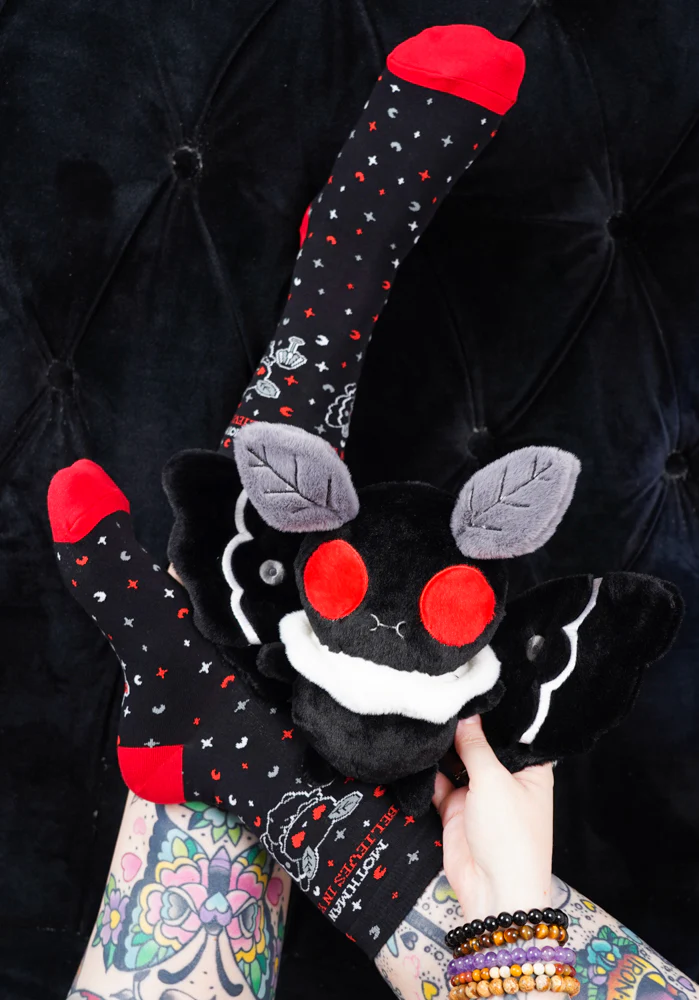 Mothman Believes In You | CREW SOCKS - Image 6