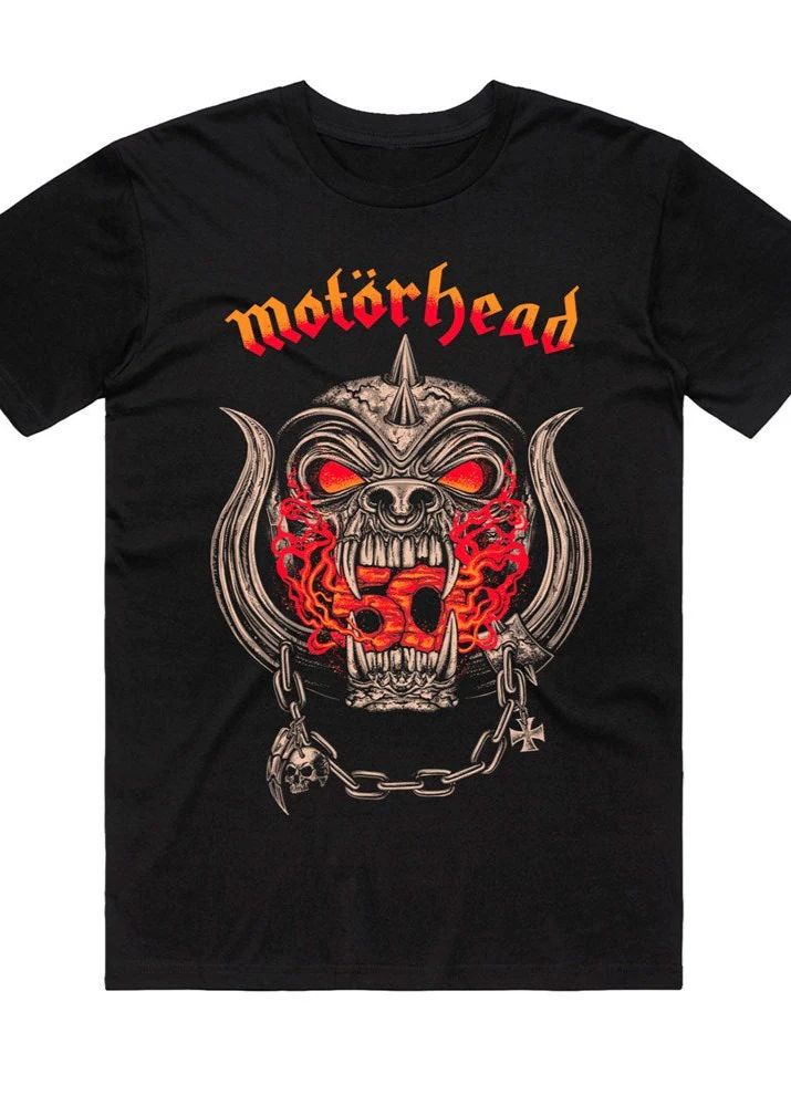 Motorhead | 50th Warpig Flames T-SHIRT [PREORDER]