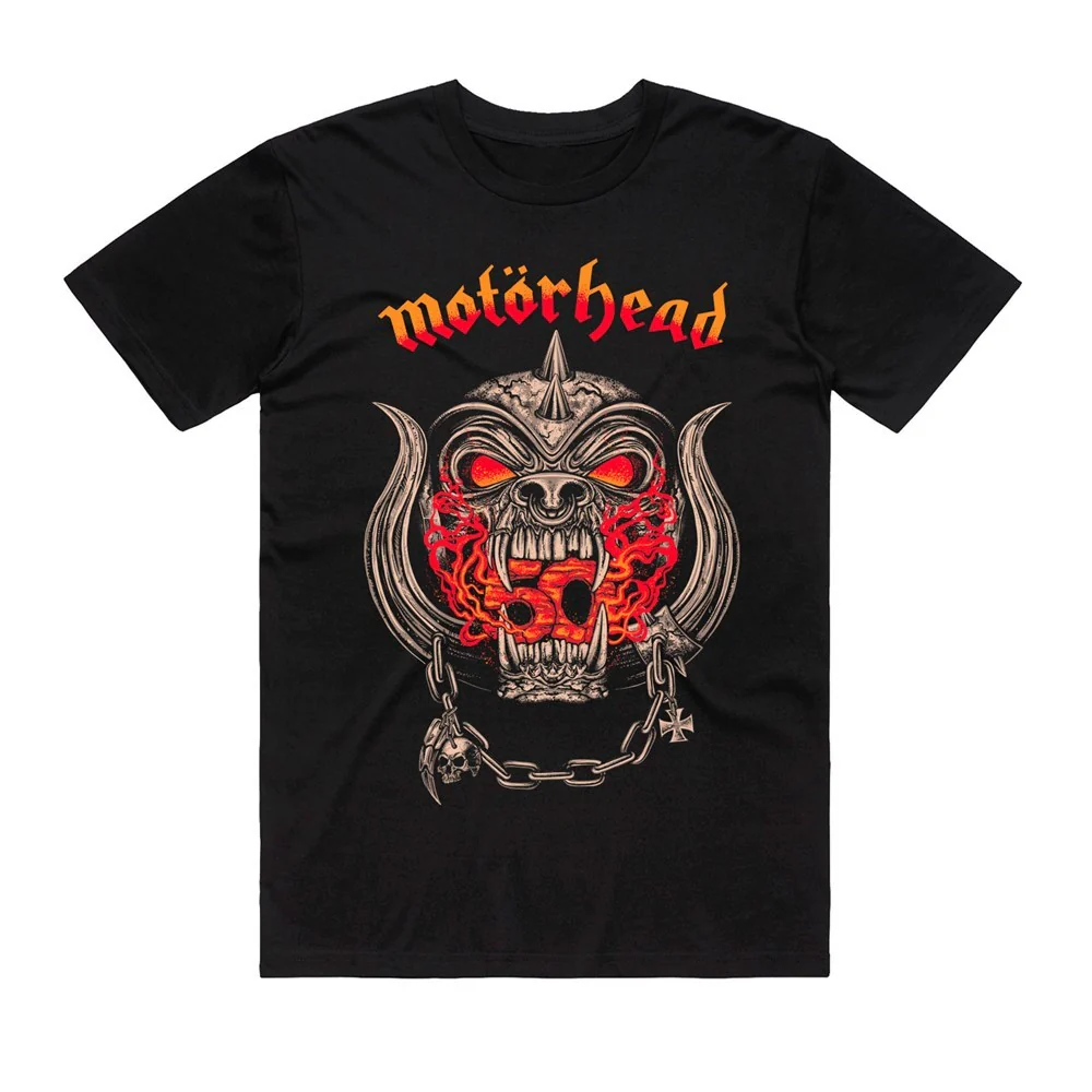Motorhead | 50th Warpig Flames T-SHIRT [PREORDER] - Image 2