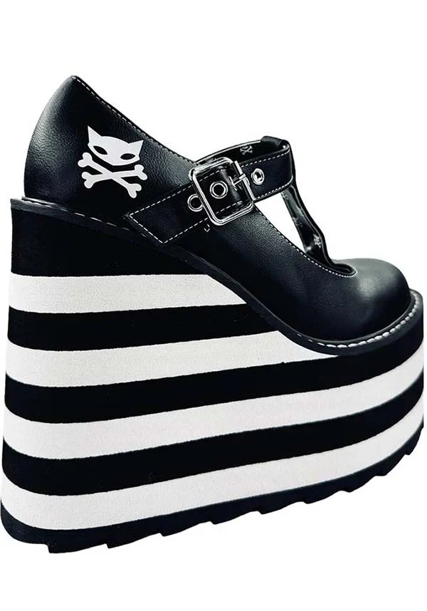 Moxie [Black/White] | PLATFORM BOOTS* - Image 7