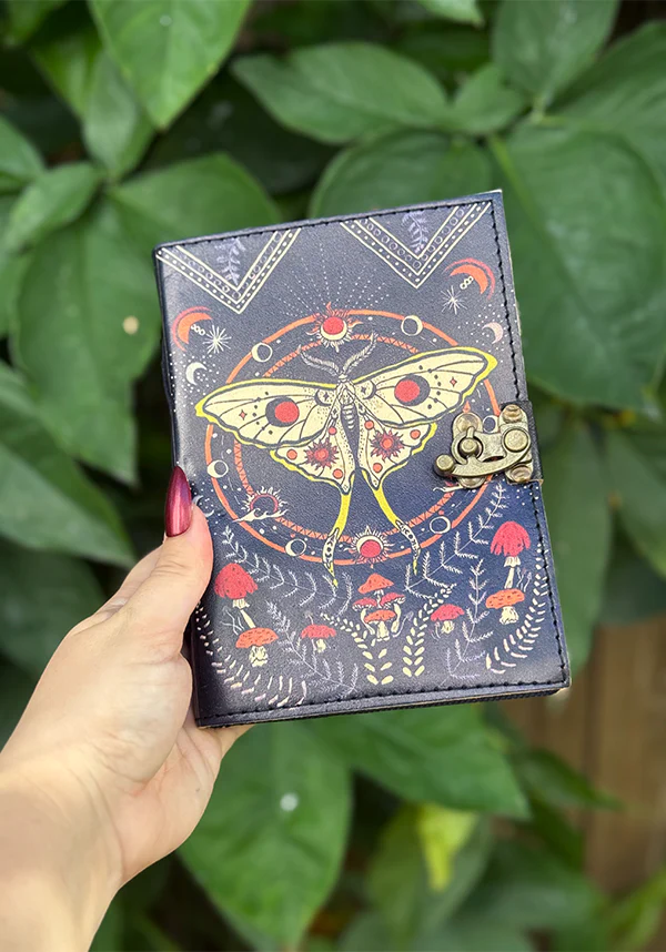 Mushroom Moth | LEATHER JOURNAL - Image 2