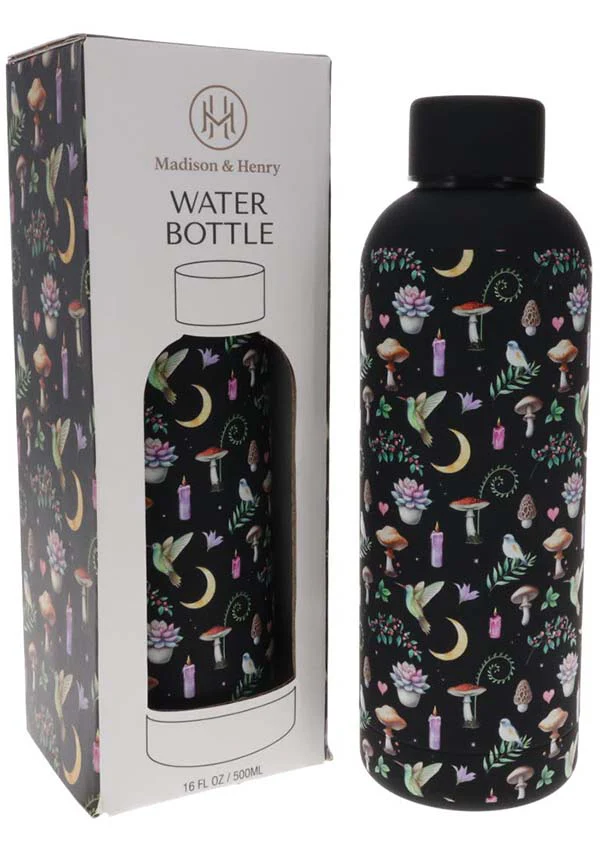 Mushrooms | METAL WATER BOTTLE - Image 2