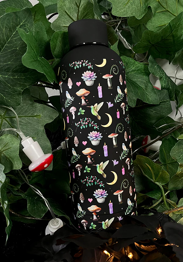 Mushrooms | METAL WATER BOTTLE - Image 3
