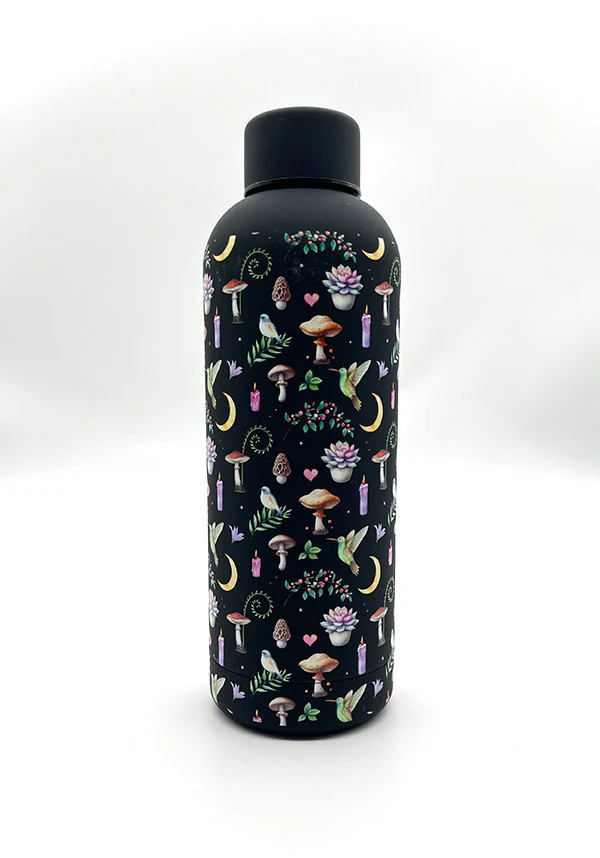 Mushrooms | METAL WATER BOTTLE - Image 4