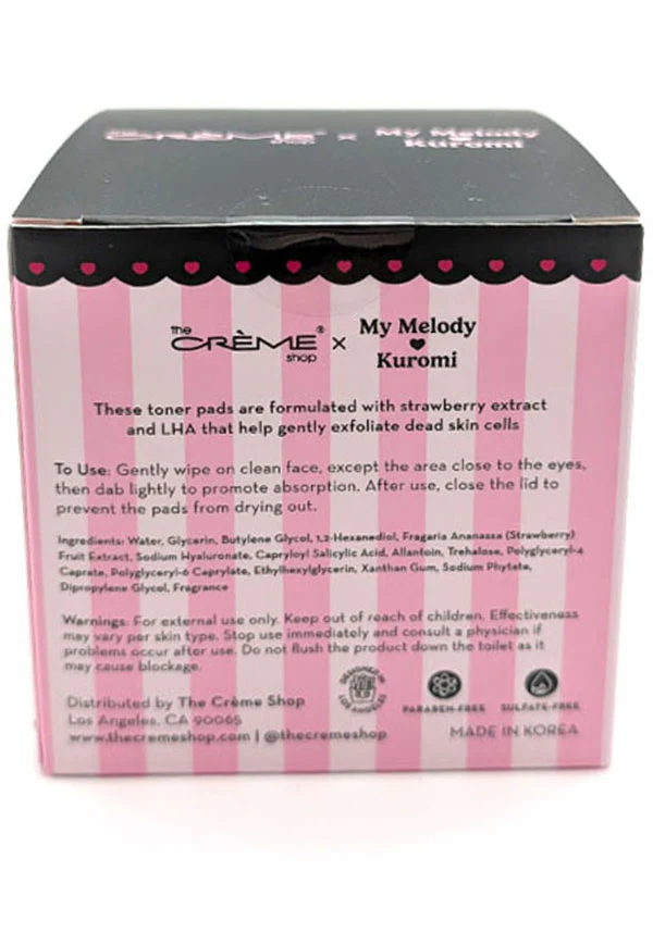 My Melody & Kuromi [Strawberry] | TONER PADS - Image 9
