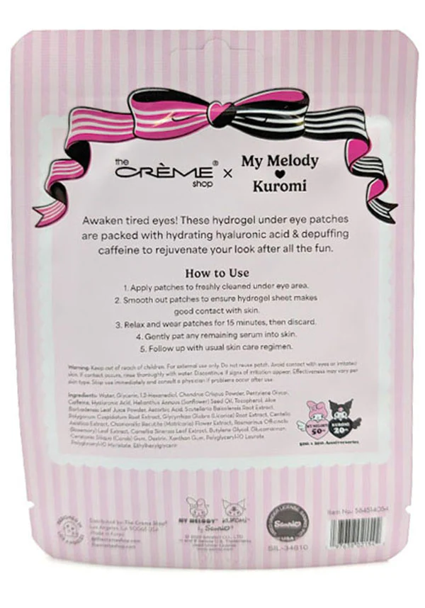 My Melody & Kuromi | UNDER EYE PATCHES - Image 3
