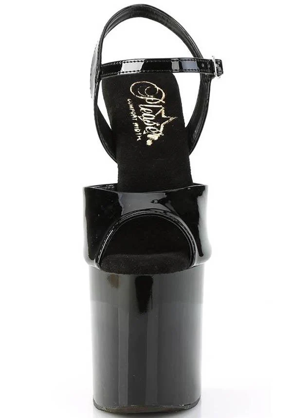 NAUGHTY-809 [Black Patent] | Platform Heels [PREORDER] - Image 2