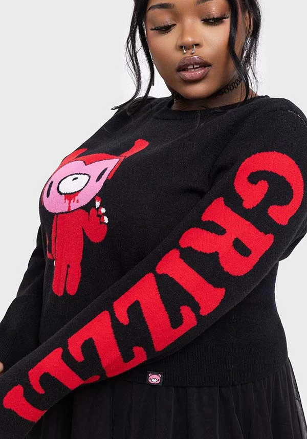 Naughty Grizzly | KNIT SWEATER* - Image 7
